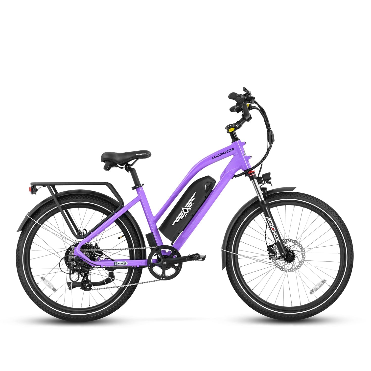 Addmotor CityPro E-43 Ebike | 125 Miles City Commuter Electric Bike | Long Range Step-Thru Urban Electric Bicycle